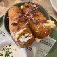 Mozzarella sticks   at Unity Diner in East London