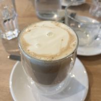 Chai latte  at Unity Diner in East London