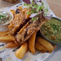 ToFish and Chips at Unity Diner in East London