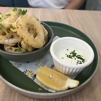 Calamari  at Unity Diner in East London