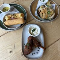 Mozarella Sticks, Calamari, Chicken Drumsticks  at Unity Diner in East London