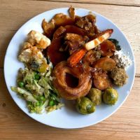Vegan roast 🔥 at Unity Diner in East London