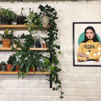 Interiors  at Unity Diner in East London