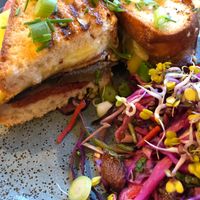 Steak and cheese sandwich  at Unity Diner in East London