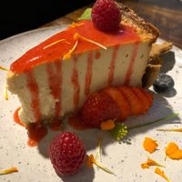 Baked cheesecake  at Unity Diner in East London