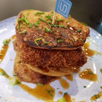 Blurry but yummy at Unity Diner in East London