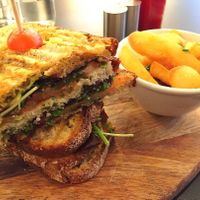 Veganuary Club Sandwich  at Unity Diner in East London