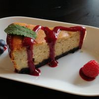 New-York cheesecake, very nice! at Unity Diner in East London
