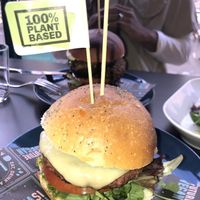 The Surge Burger  at Unity Diner in East London