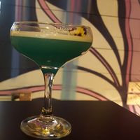 Ocean's garden cocktail at Unity Diner in East London