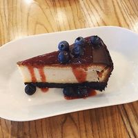 Baked cheesecake  at Unity Diner in East London