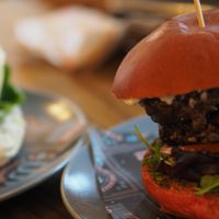 burgers at Unity Diner in East London