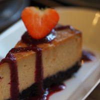 cheesecake at Unity Diner in East London