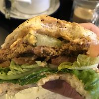 Mountain Burger  at Unity Diner in East London