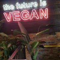 Cool sign at Unity Diner in East London