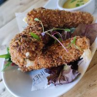 Mozzarela finger food at Unity Diner in East London