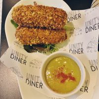 Mozzarella Sticks at Unity Diner in East London