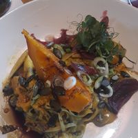 Home made linguini at Steiner's Cafe Restaurant Weinbar in Pinsdorf