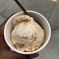 I believe this was salted caramel. #Veganuary at Salt & Straw in Seattle