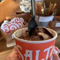 Cloudforest Chocolate Hazelnut Cookies & Cream at Salt & Straw in Seattle