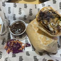Vegan California burrito   at Dilla Libre in Phoenix