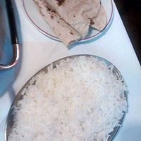 Chapattis and rice at The Rajah in Inverness