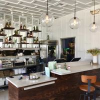 Mini bar at Celadon in Los Angeles