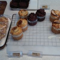 baked goods by the counter at Alfreebe - 알프리베 in Goyang