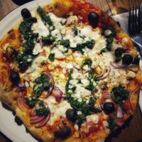Vegan Giardiniera with spinach instead of artichokes at Milano in Galway