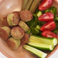 Falafel at Raw Love You in Bodrum