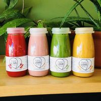 Look at these little ones! just like a rainbow. The orange one is my favorite. you can have just one of them instead of a meal, you feel satisfied. at Raw Love You in Bodrum