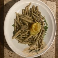 Truffle pasta vegan  at Groppo in Zadar
