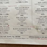 The vegan options  #Veganuary at Oriental Soup House in Budapest