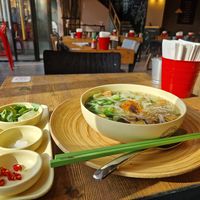 Canh Tofu (small bowl) at Oriental Soup House in Budapest