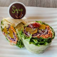 Quinoa Salad Wrap at The Salad Concept - Sompetch Branch in Chiang Mai