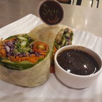 Wrap with tamarind sauce at The Salad Concept - Sompetch Branch in Chiang Mai