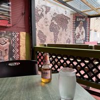 Patio seating for us today🌺  at Cafe Abyssinia in New Orleans