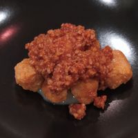 Gnocchi al ragù at Shakti Food in Brescia