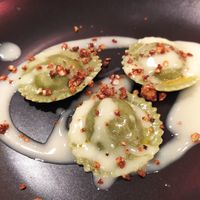 Ravioli di mare at Shakti Food in Brescia