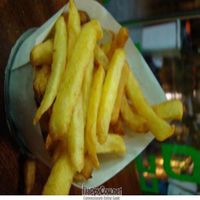 The fries at Maoz - Mayor in Madrid