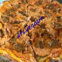 “Meat” pizza at Firepit in Atlanta