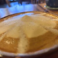 Dirty chai with oat milk. Kinda looks like a nipple, that’s why it’s dirty. 😊  at Allgood Coffee in Weaverville