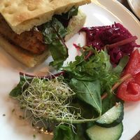 Tasty tofu BLT! ?❤️ at Greens Vegetarian Cafe in Hebden Bridge