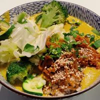 Main dish at Le Botaniste - Schuman in Brussels