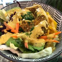 Superseed Avocado with mixed salad and mustard dressing   at Le Botaniste - Schuman in Brussels