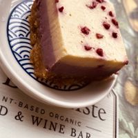 Raw cake   at Le Botaniste - Schuman in Brussels