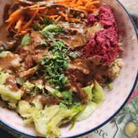 Diy bowl at Le Botaniste - Schuman in Brussels