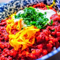 Chili Sin Carne at Le Botaniste - Schuman in Brussels