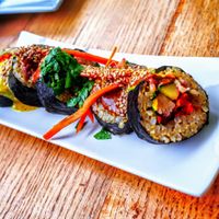 Vegan maki at Le Botaniste - Schuman in Brussels