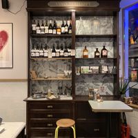 Wine section  at Le Botaniste - Schuman in Brussels